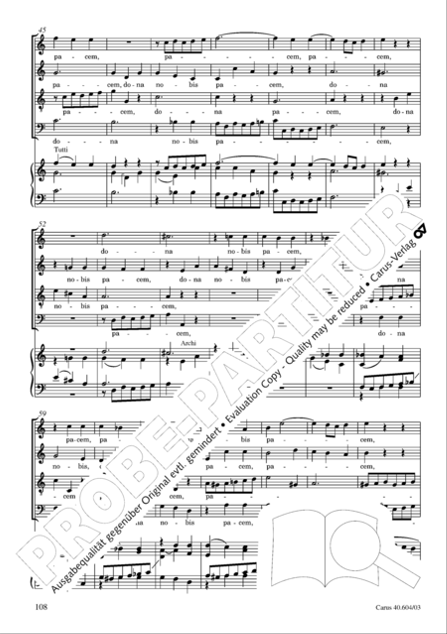 Grosse Mariazeller Messe in C 4-Part scores gallery preview page 117