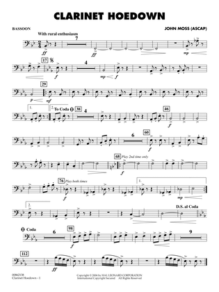 Clarinet Hoedown - Bassoon