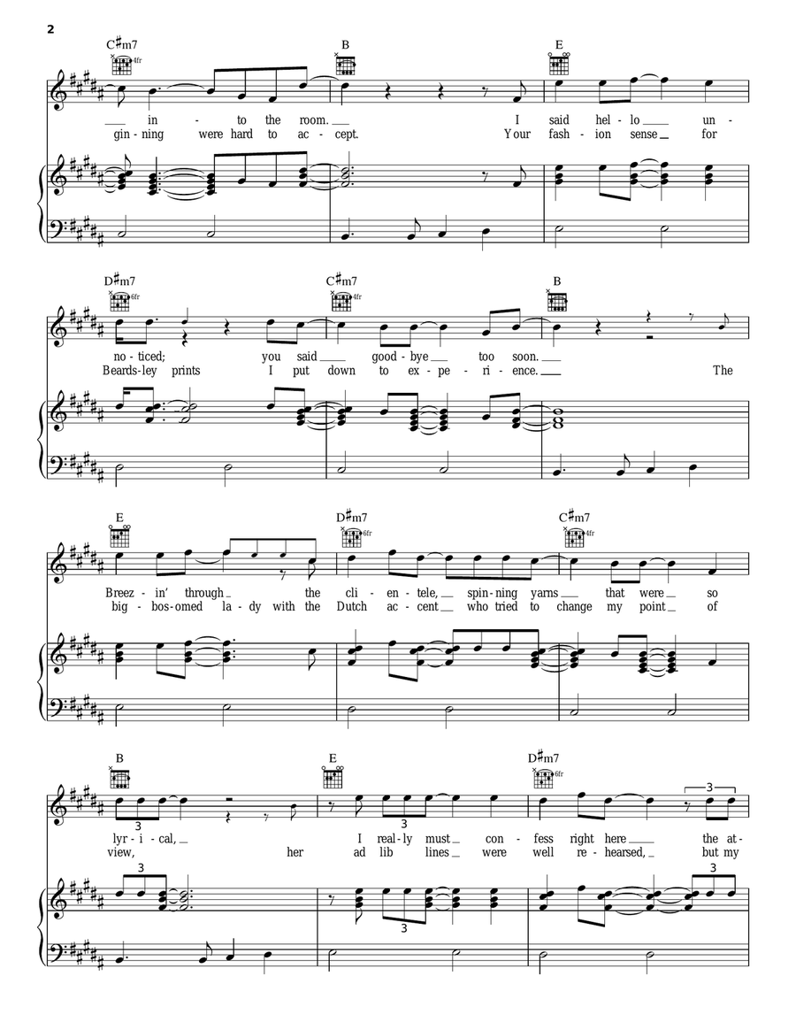 You're In My Heart Piano, Vocal, Guitar scores gallery preview page 2