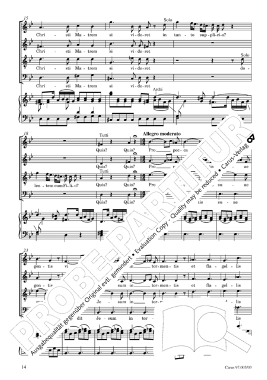Stabat mater Stabat mater 4-Part scores gallery preview page 15