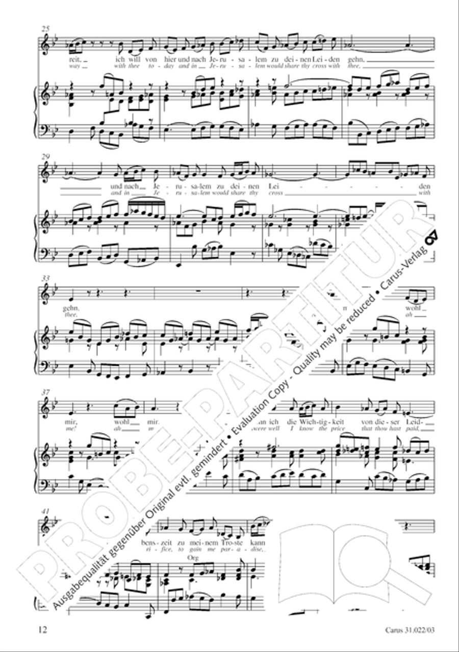 Jesus calling then the Twelve to him (Jesus nahm zu sich die Zwolfe) ATB scores gallery preview page 13