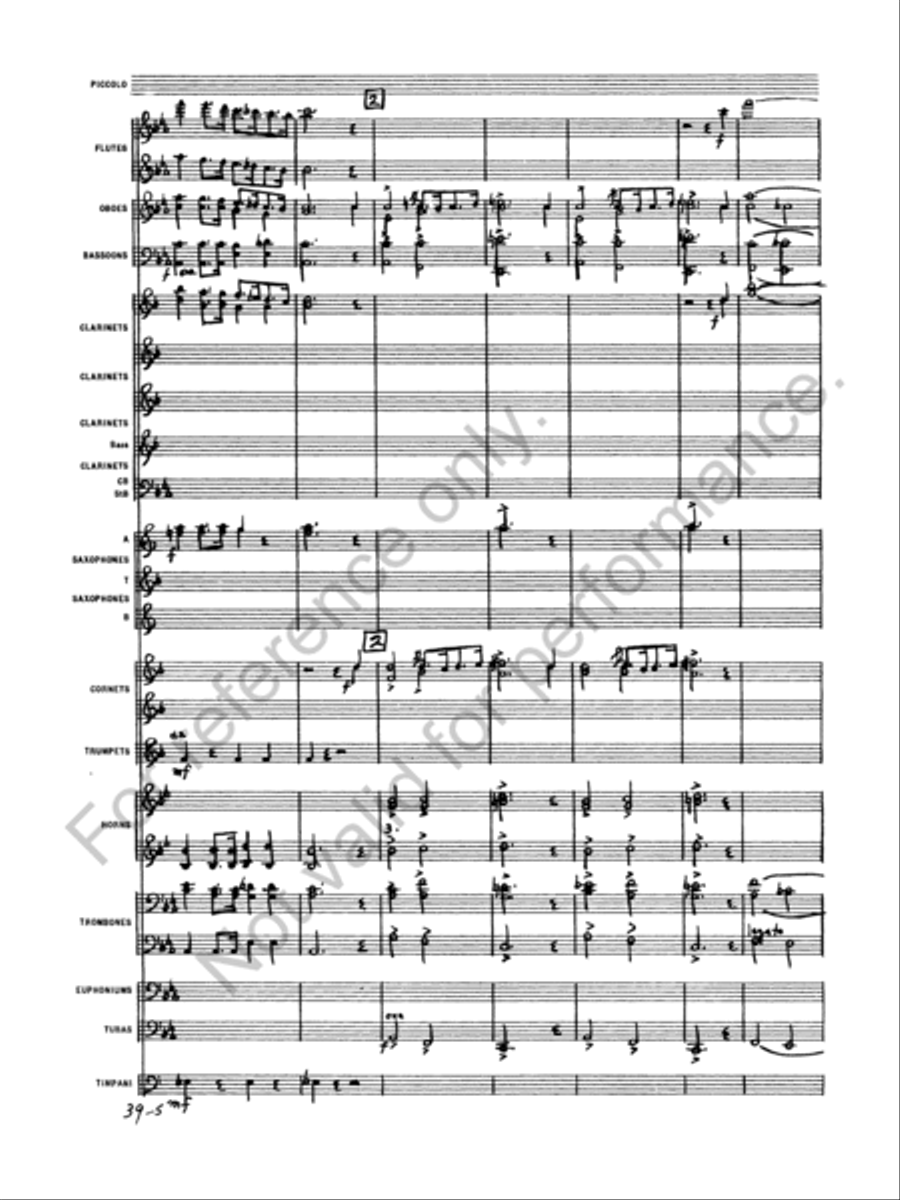Euryanthe Concert Band scores gallery preview page 7