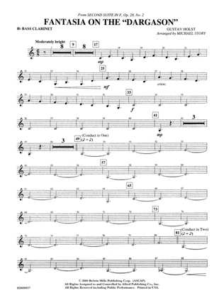 Fantasia on the "Dargason": B-flat Bass Clarinet