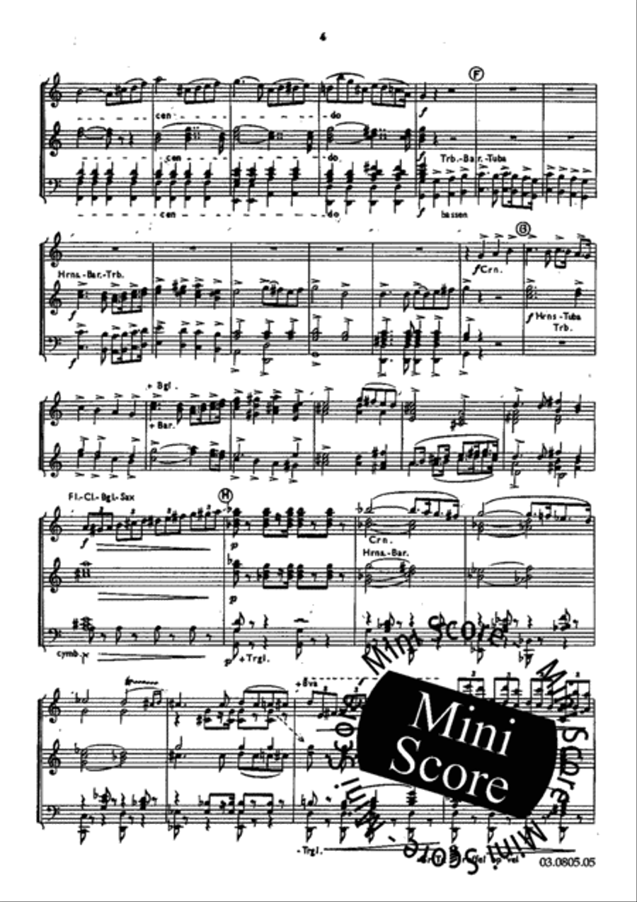 Tannhauser Concert Band scores gallery preview page 7