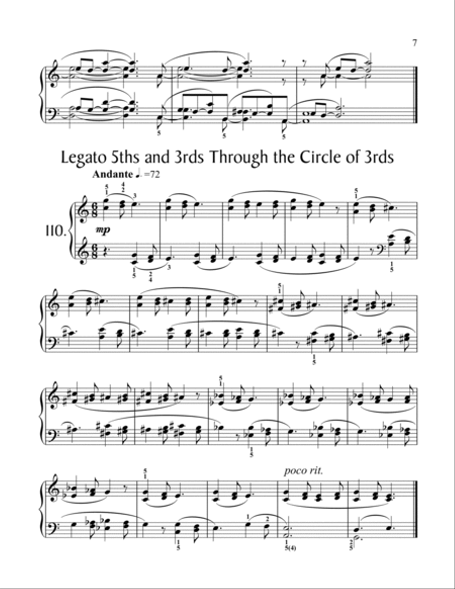 175 Exertudes, Book 4: Advanced I Piano Solo scores gallery preview page 5