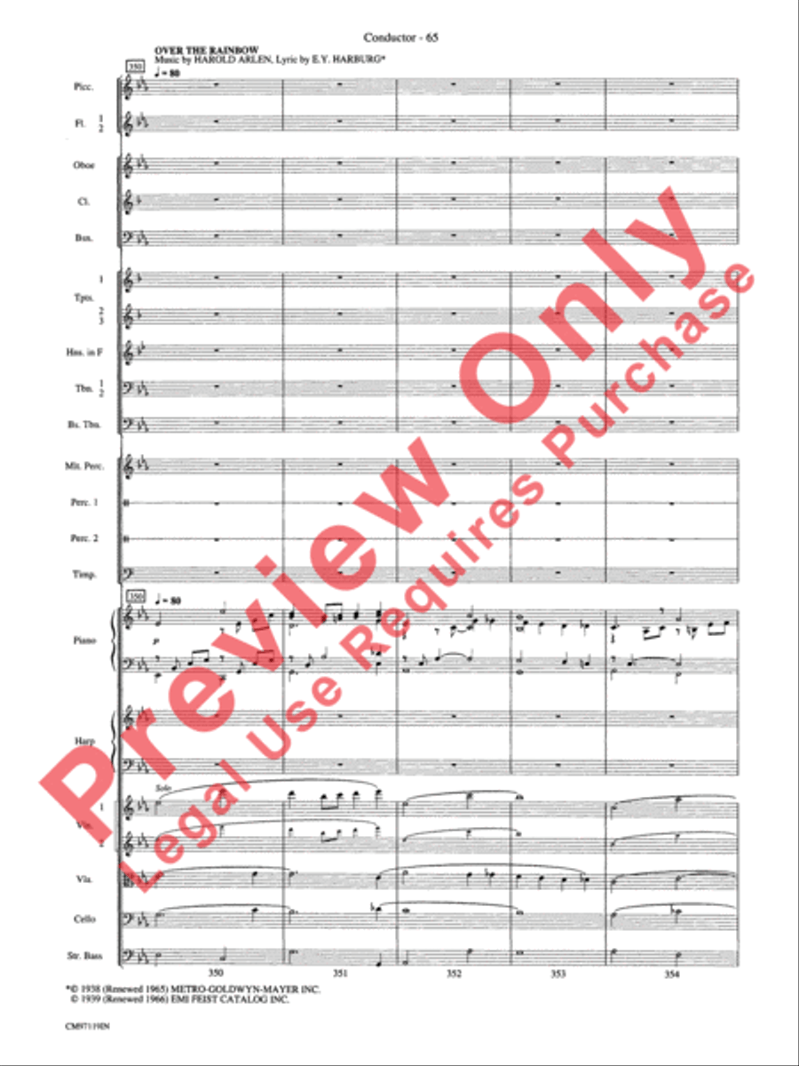 The Wizard of Oz -- Choral Revue Choir scores gallery preview page 66