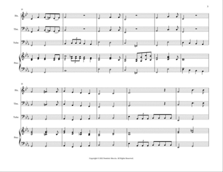 O Canada! Small Ensemble scores gallery preview page 3