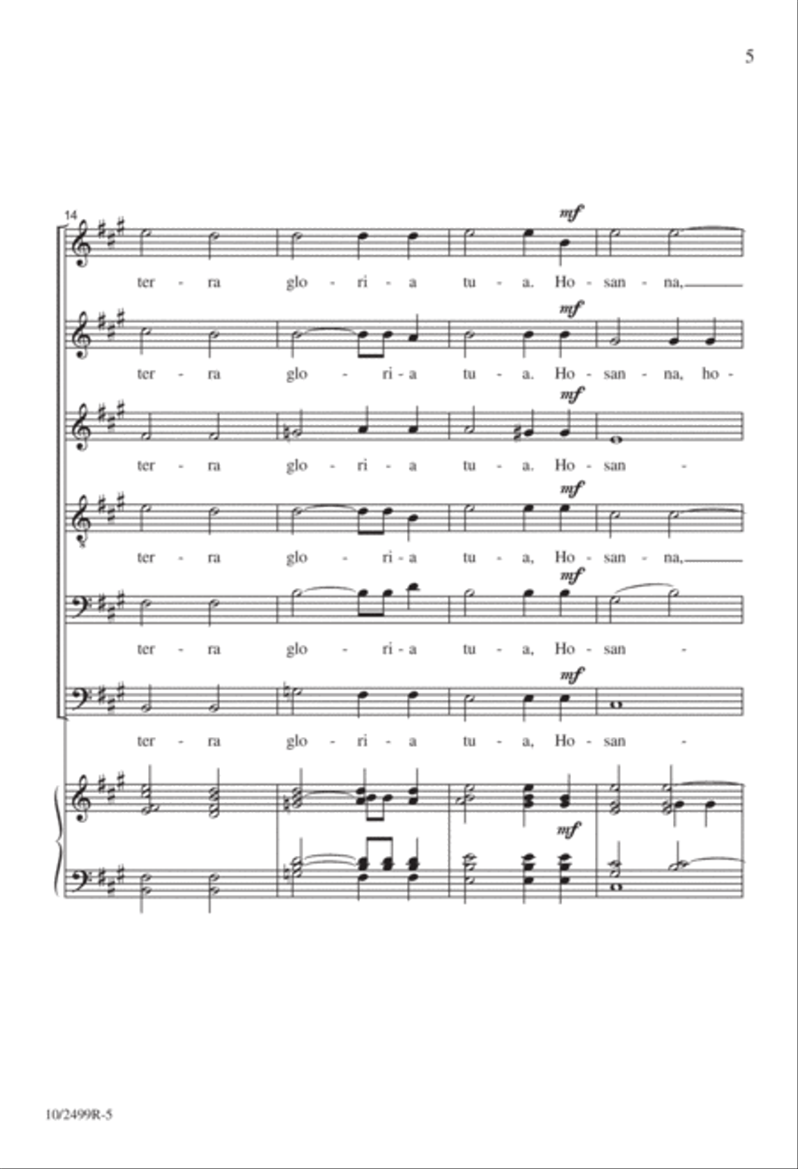 Sanctus Sanctus Divisi scores gallery preview page 5