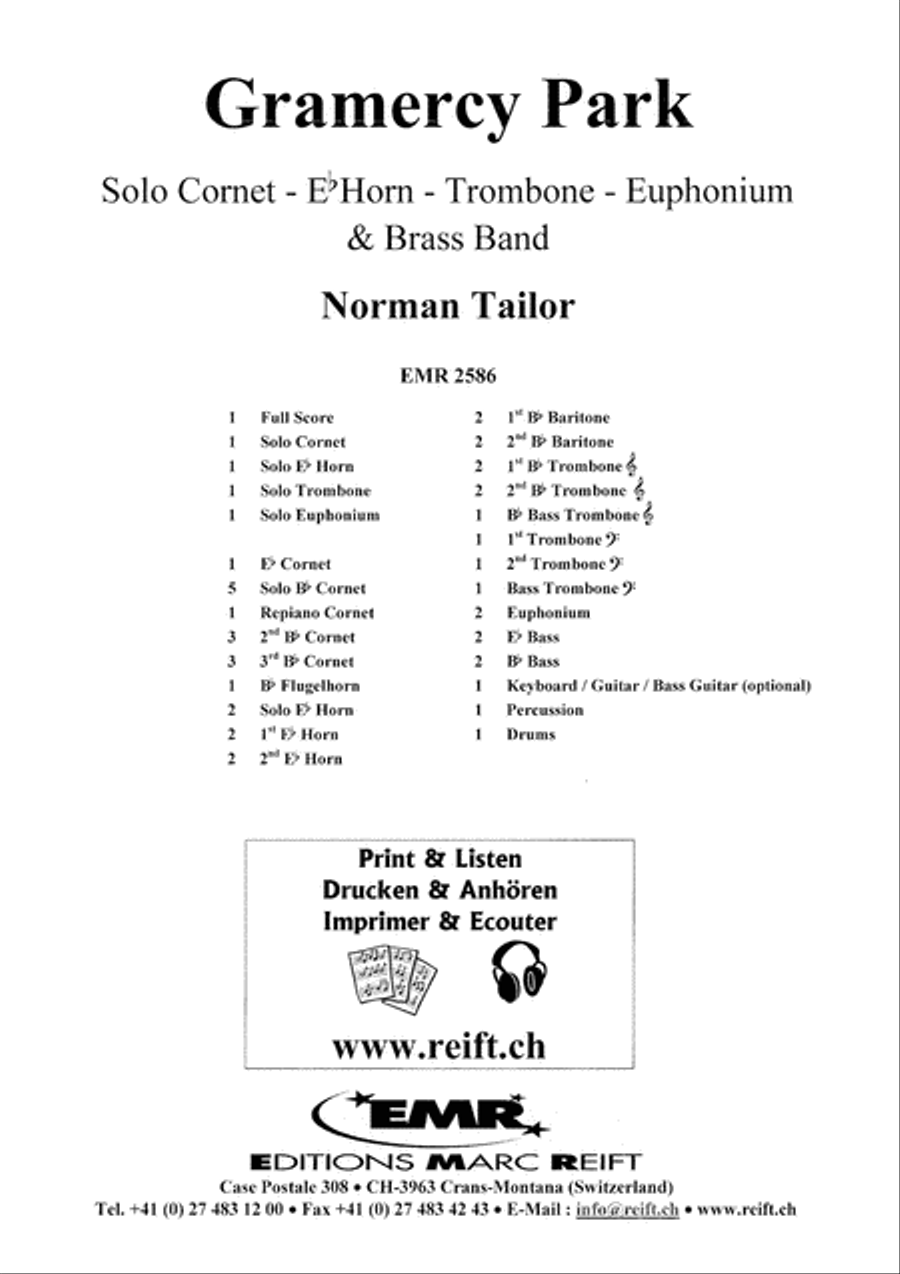 Gramercy Park Gramercy Park Brass Band scores gallery preview page 2