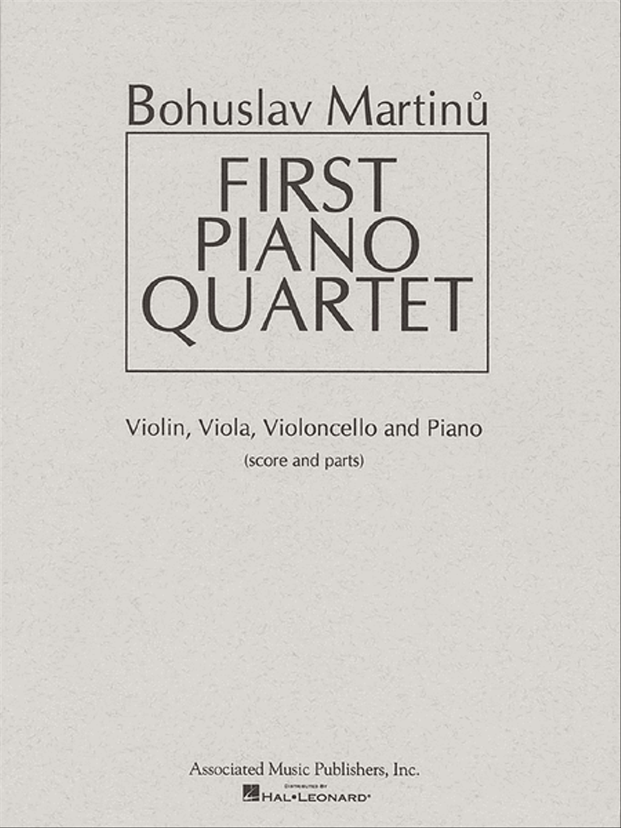 First Piano Quartet Piano Quartet scores gallery preview page 1