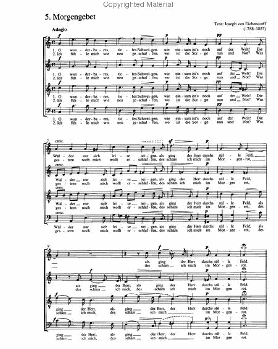 Im Freien zu singen (Heft 2) Choir scores gallery preview page 6