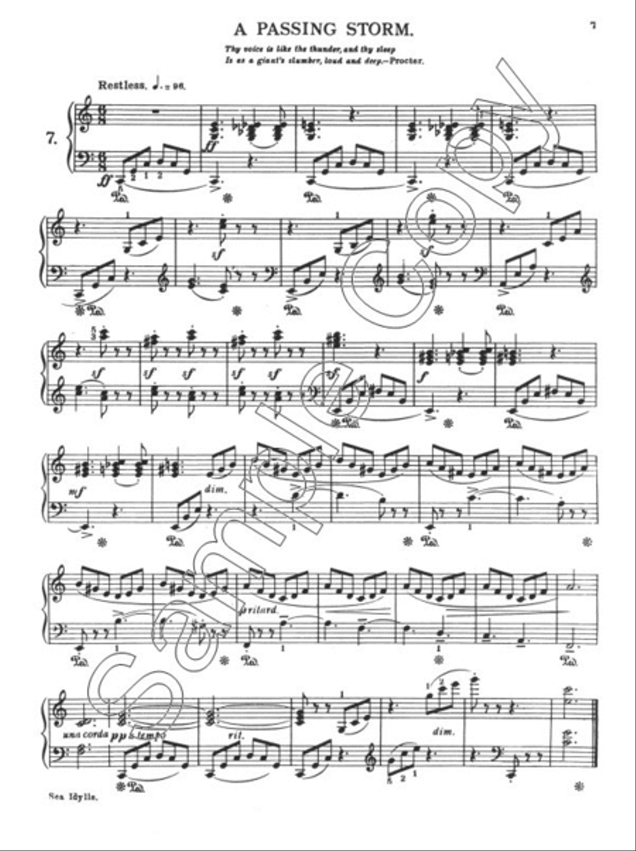 Sea Idylls Piano Solo scores gallery preview page 3