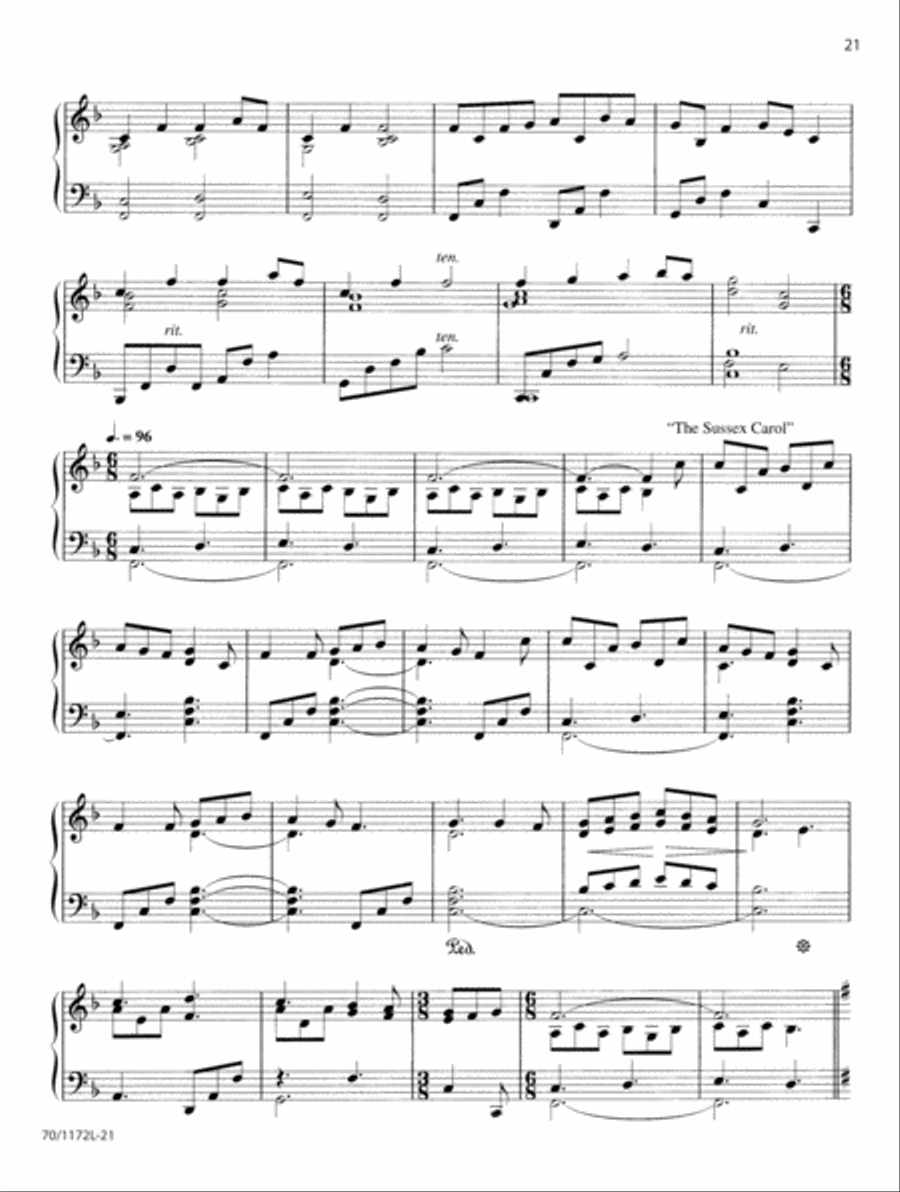 Timeless Carols for a New Age Piano Solo scores gallery preview page 11