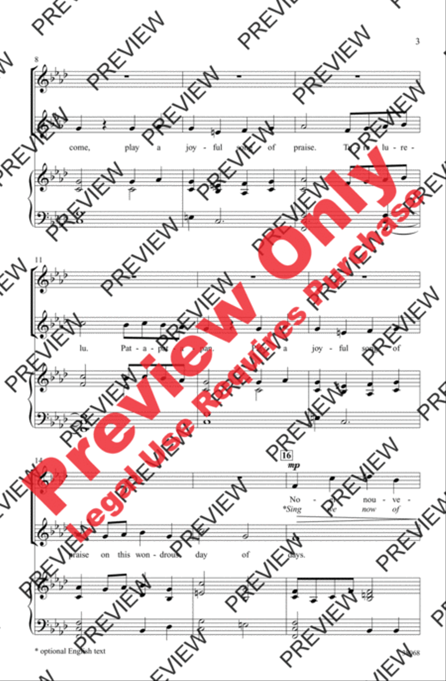 Two French Noels 2-Part scores gallery preview page 3
