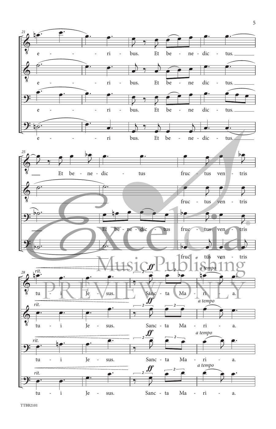 Ave Maria (TTBB) Ave Maria (TTBB) TTBB scores gallery preview page 6