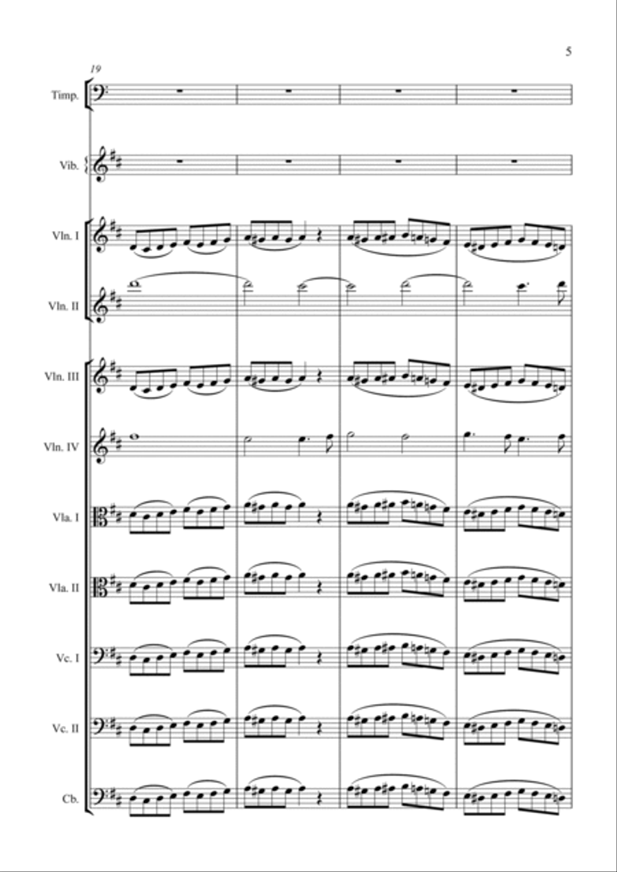 The Marriage of Figaro (overture) Chamber Orchestra scores gallery preview page 5