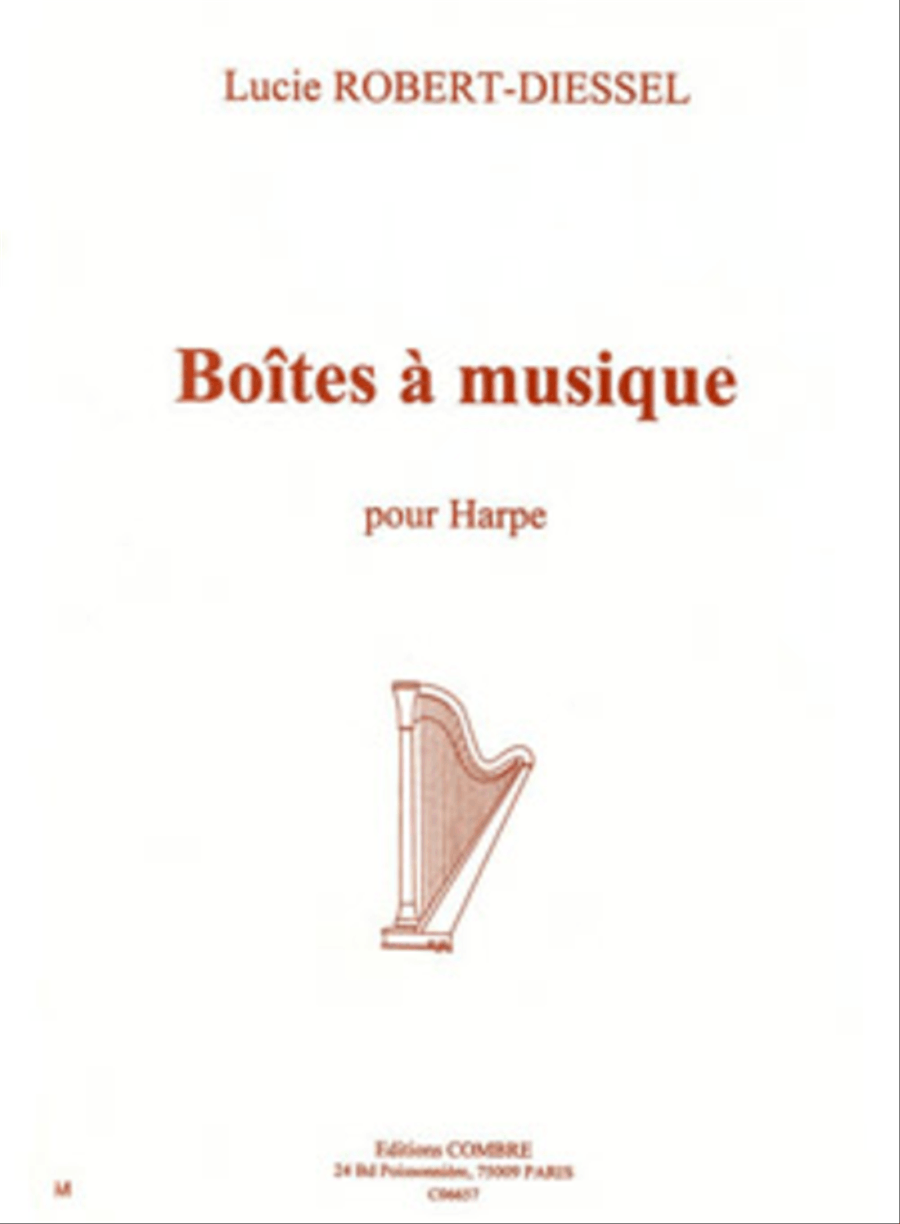 Boites a musique Harp scores gallery preview page 1