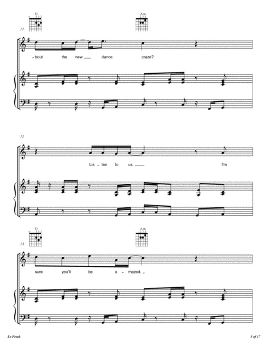 Le Freak Le Freak Voice scores gallery preview page 4