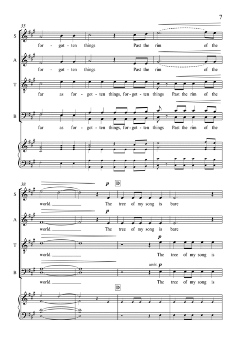 For You I Am Still from For a Breath of Ecstasy 4-Part scores gallery preview page 6