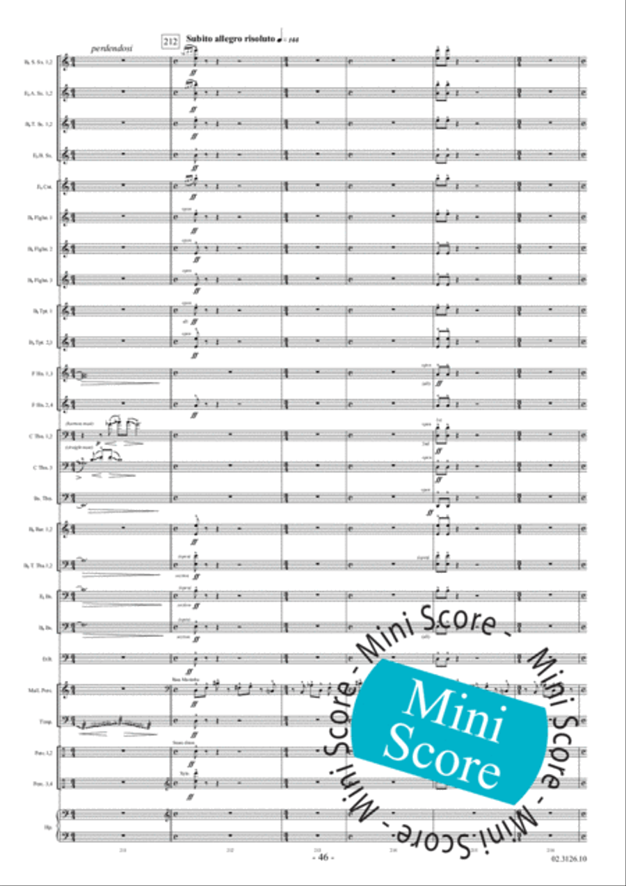 Migyur Fanfare Band scores gallery preview page 52
