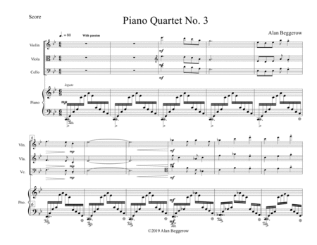 Piano Quartet No. 4