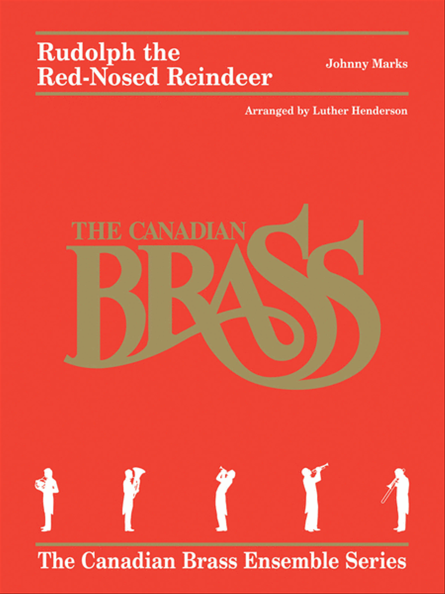 Rudolph the Red-Nosed Reindeer Brass Quintet scores gallery preview page 1
