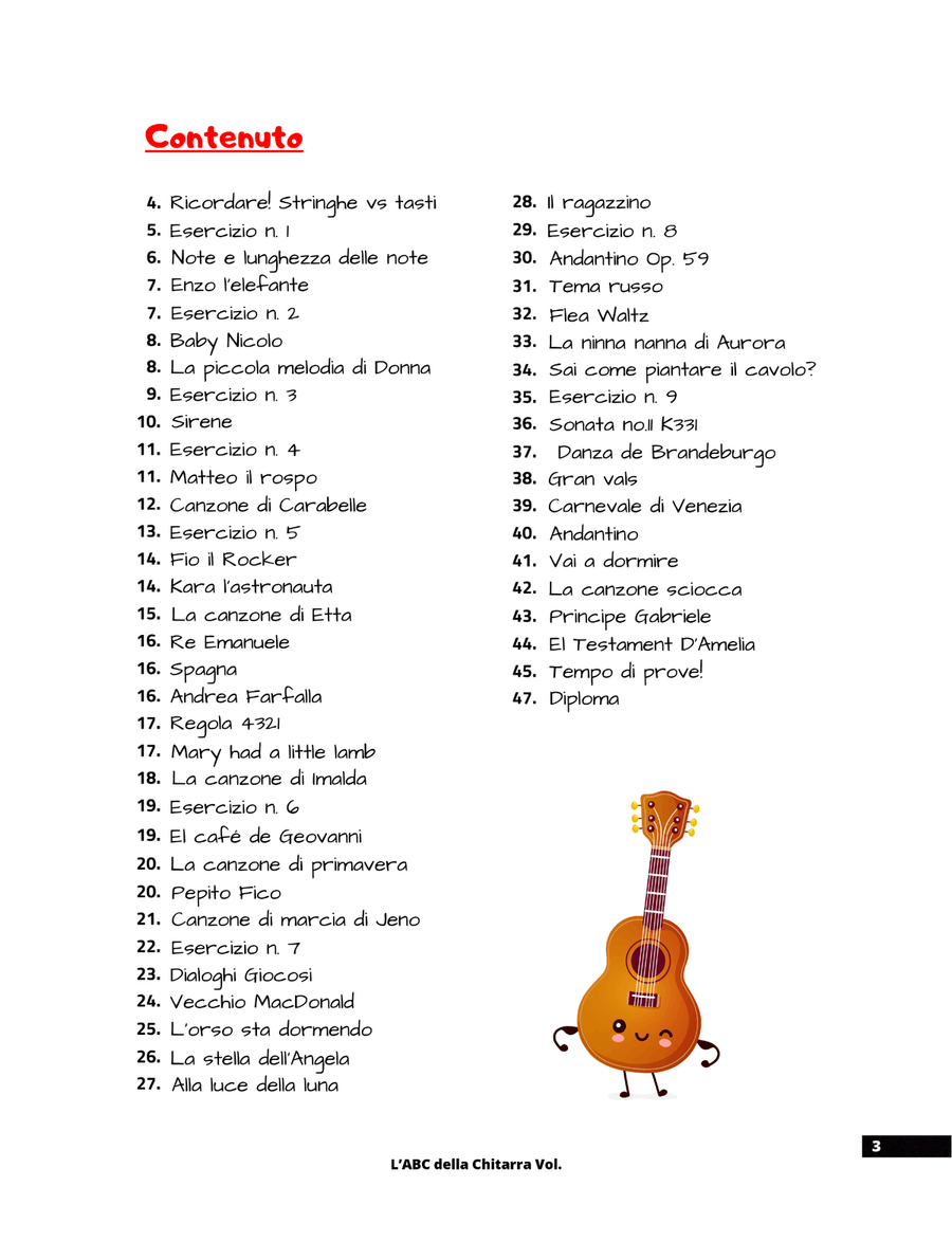 L'ABC della Chitarra Vol.1 Piano scores gallery preview page 4