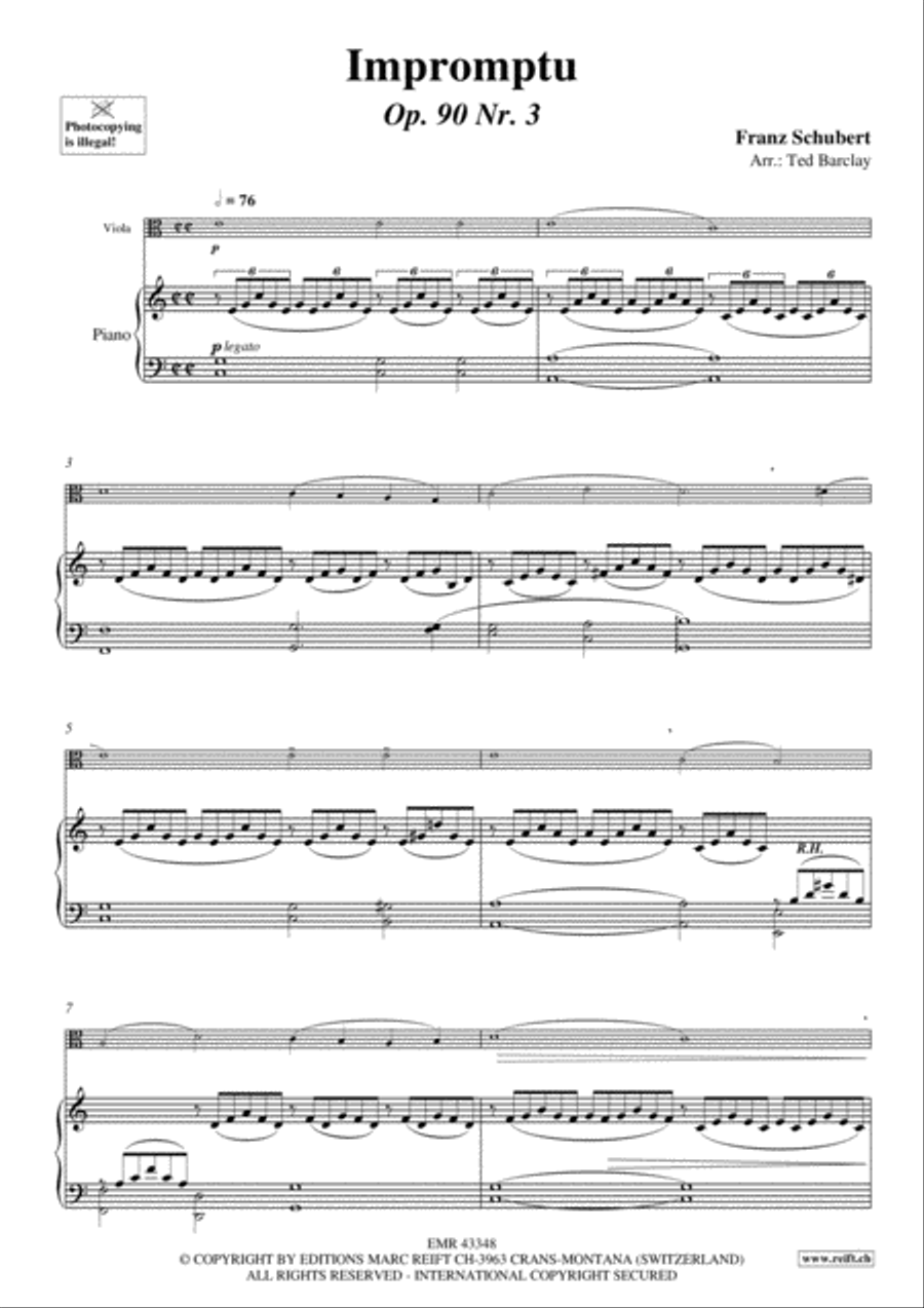 Impromptu Viola scores gallery preview page 4