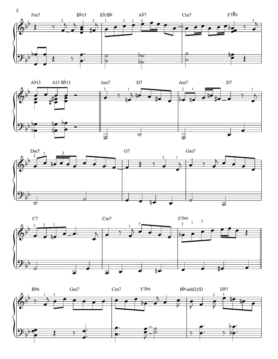 Dexterity Piano Solo scores gallery preview page 2