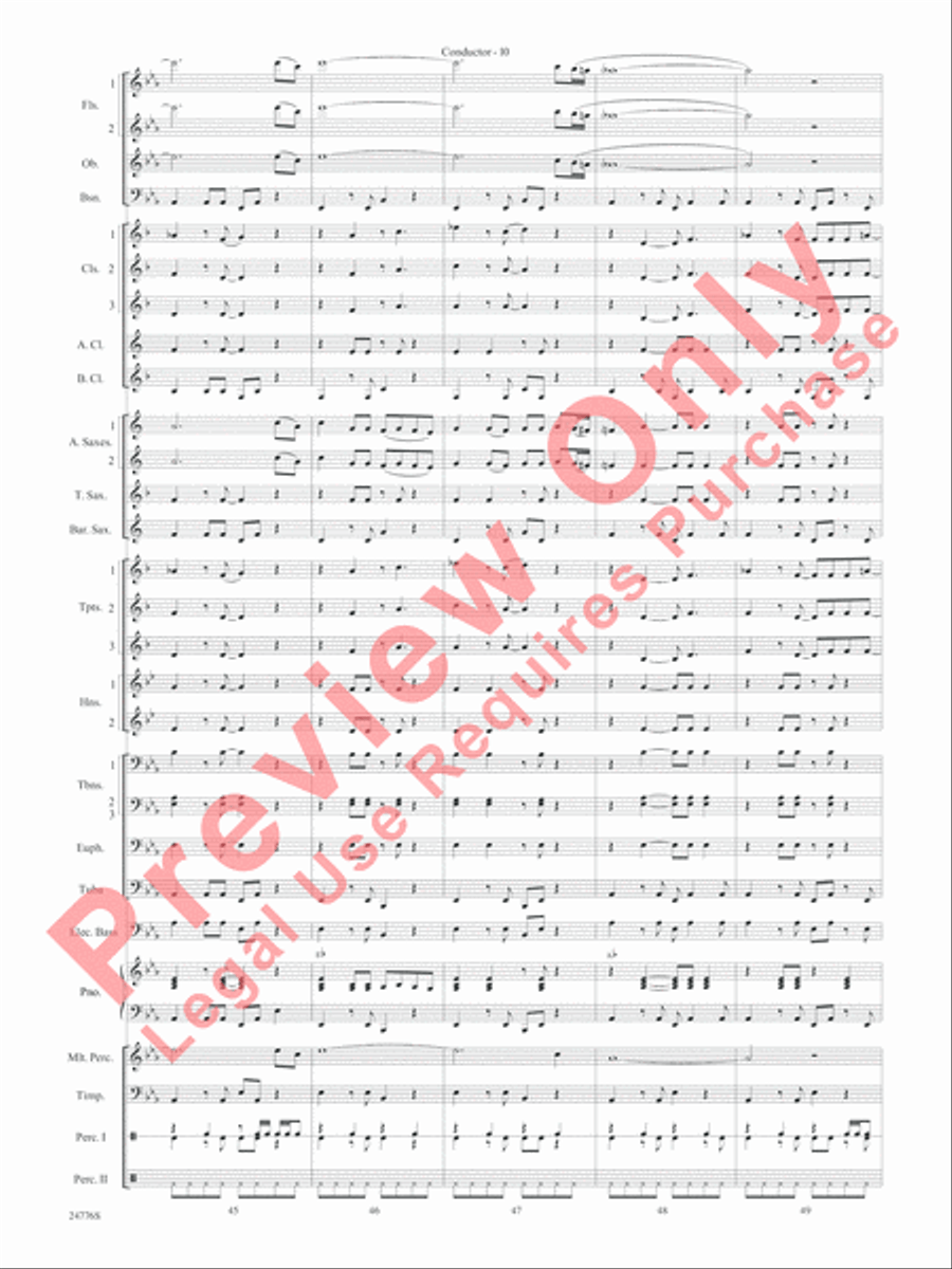 Rolling Stones: The Music Tour Concert Band scores gallery preview page 13