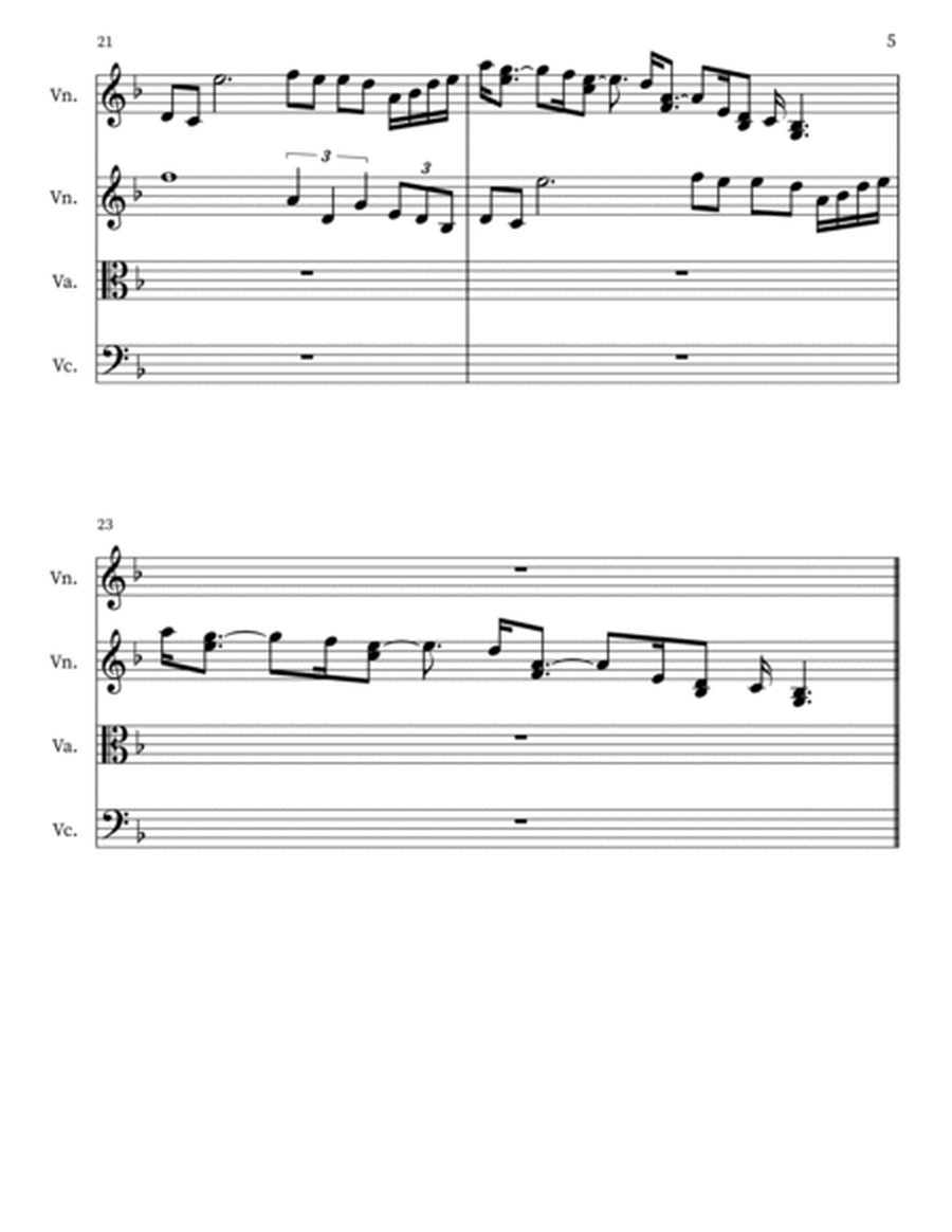 Ambrosia 4 for String Quartet
