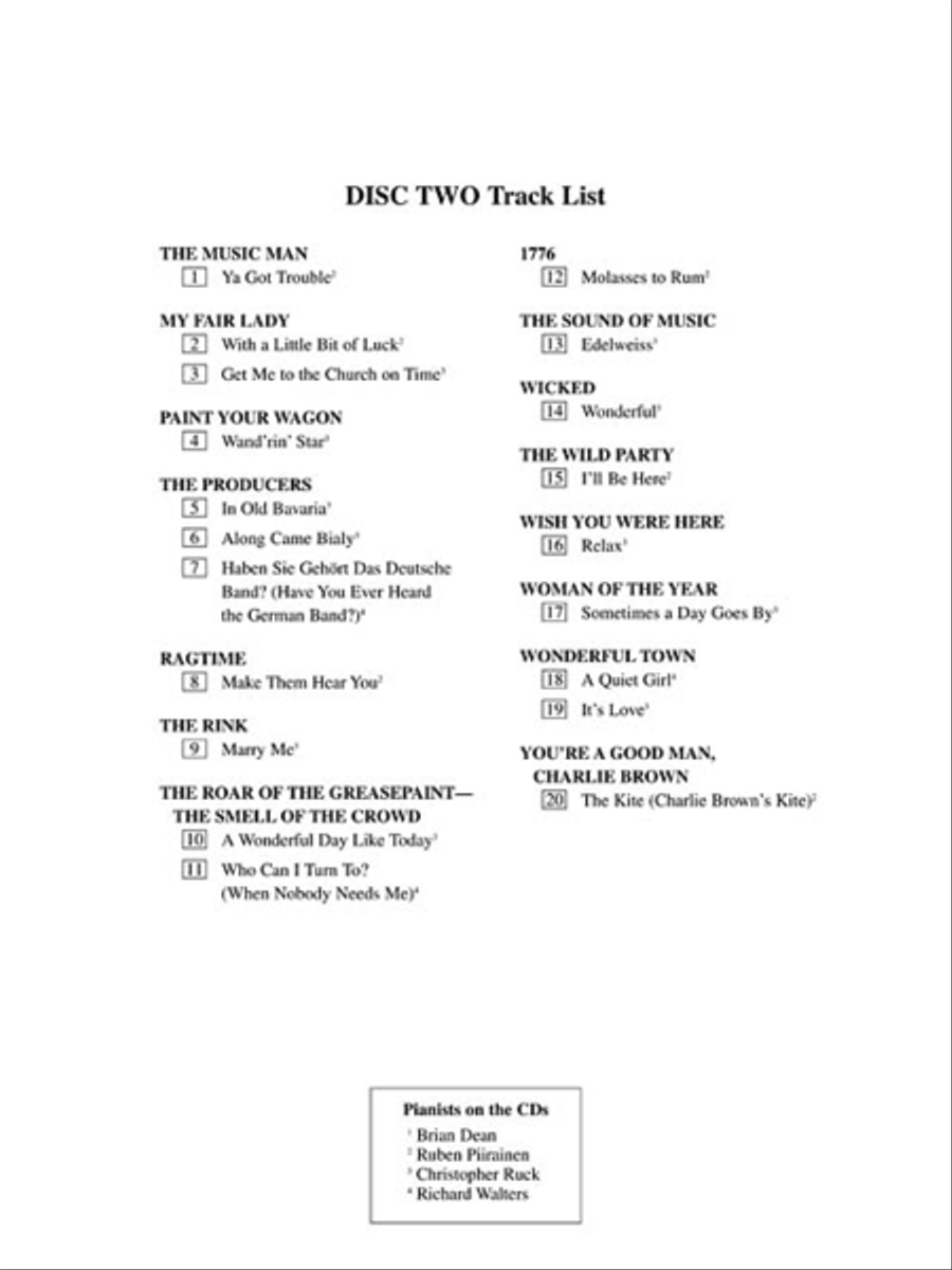 Singer's Musical Theatre Anthology - Volume 4 Baritone Voice scores gallery preview page 3