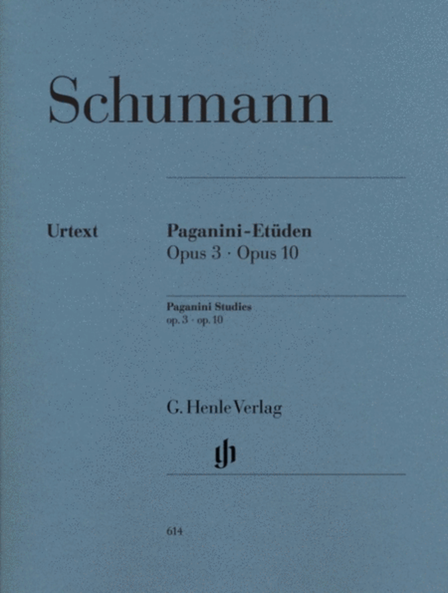 Paganini Studies Op 3 Op 10