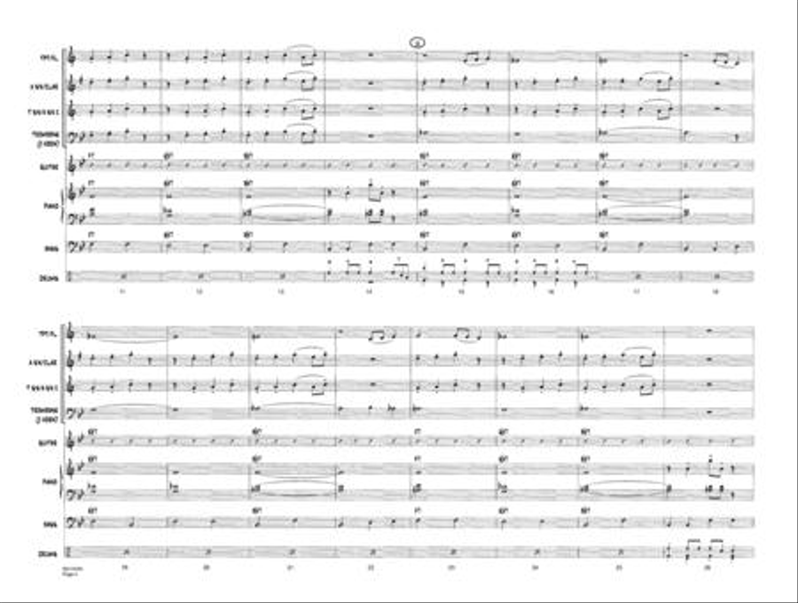 Blues In, Blues Out - Score Jazz Ensemble scores gallery preview page 3