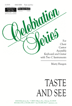 Book cover for Taste and See - Instrument edition