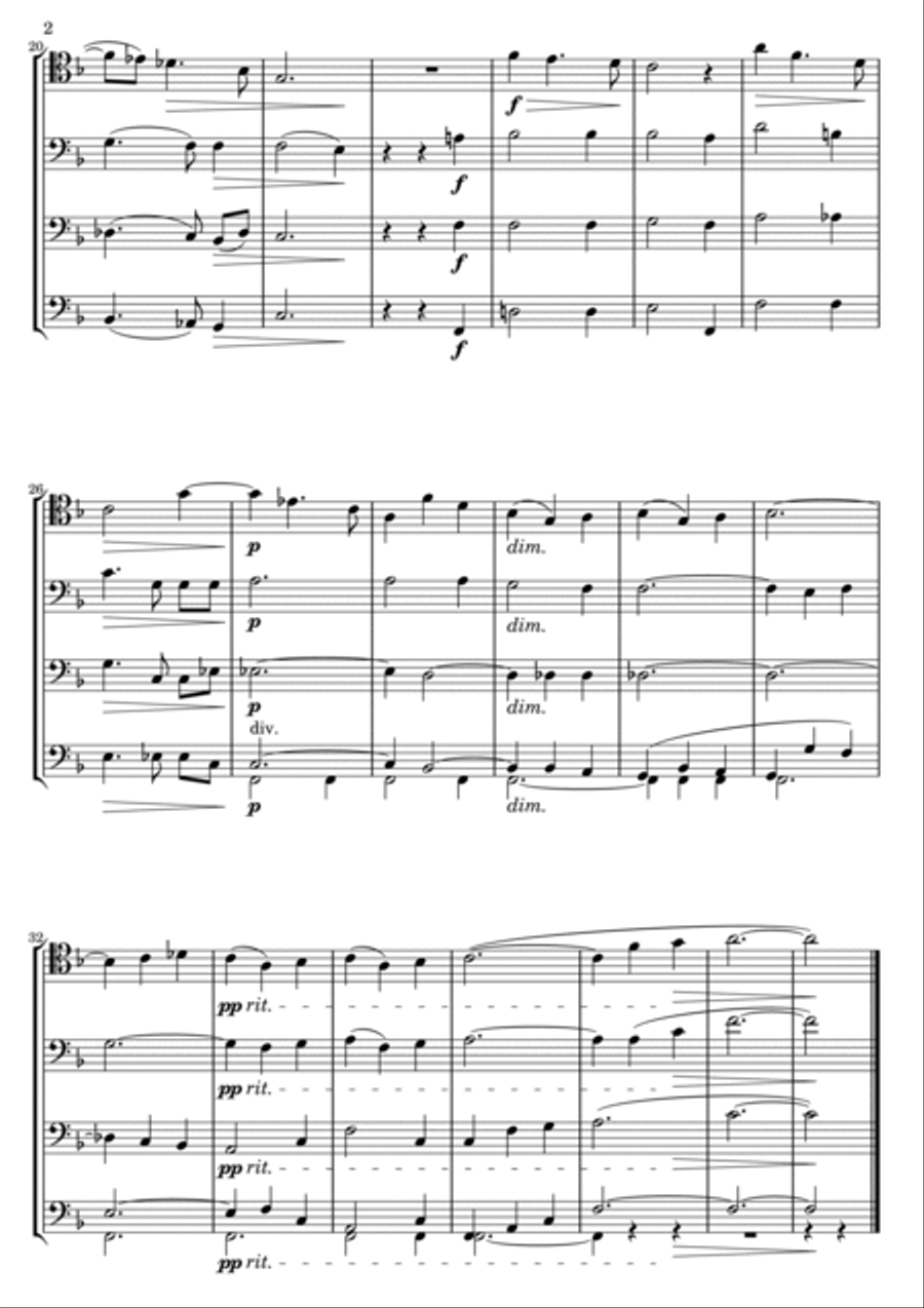 O süßer Mai! O süßer Mai! Brass Ensemble scores gallery preview page 3