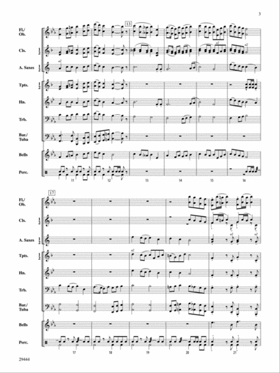 Catalina March Concert Band scores gallery preview page 3
