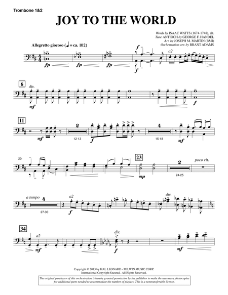 Joy To The World (from A Symphony Of Carols) - Trombone 1 & 2