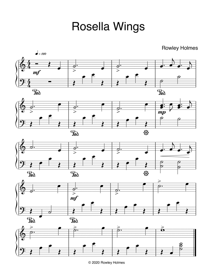 Rosella Wings Piano Method scores gallery preview page 1