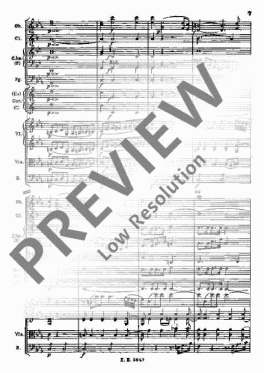 Masonic Funeral Music Orchestra scores gallery preview page 10