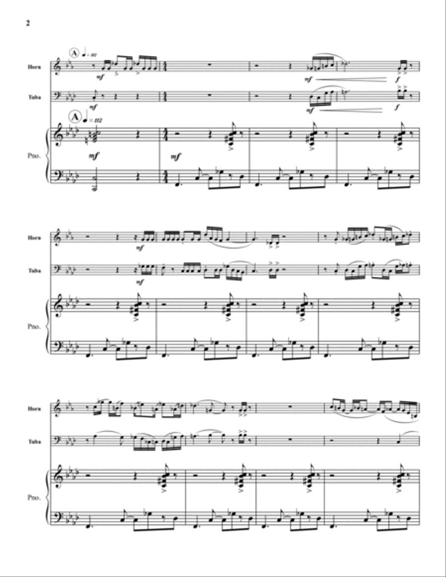 Suite for Horn and Tuba Suite for Horn and Tuba Horn scores gallery preview page 3