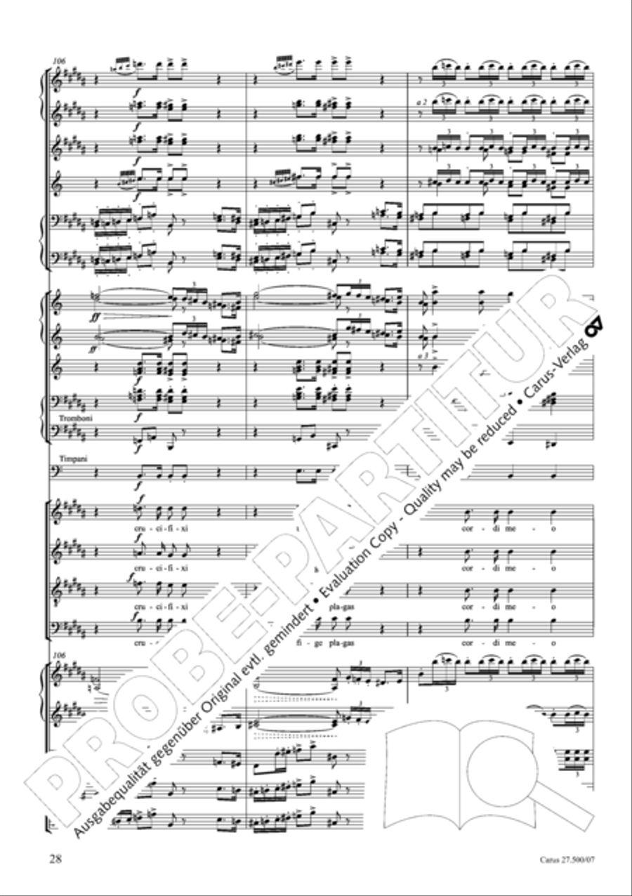 Quattro pezzi sacri Orchestra scores gallery preview page 29