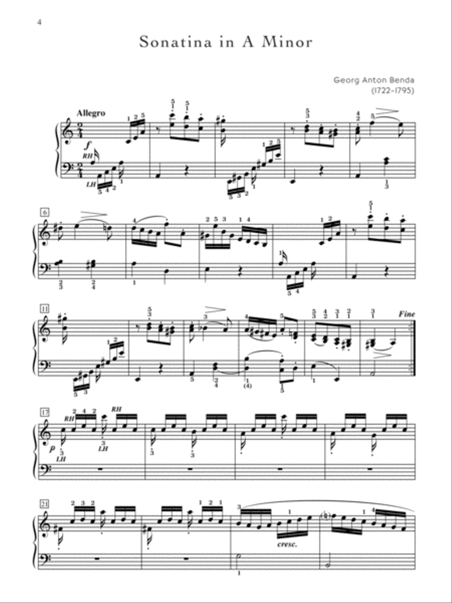 Sonatina Masterworks, Book 3 Piano Solo scores gallery preview page 4