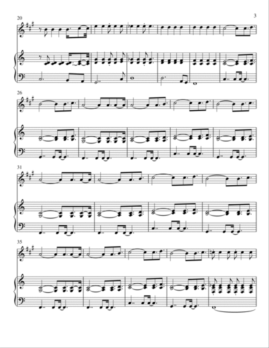 Drops Of Jupiter (tell Me) Small Ensemble scores gallery preview page 3