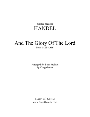 Book cover for And the Glory of the Lord, from Messiah