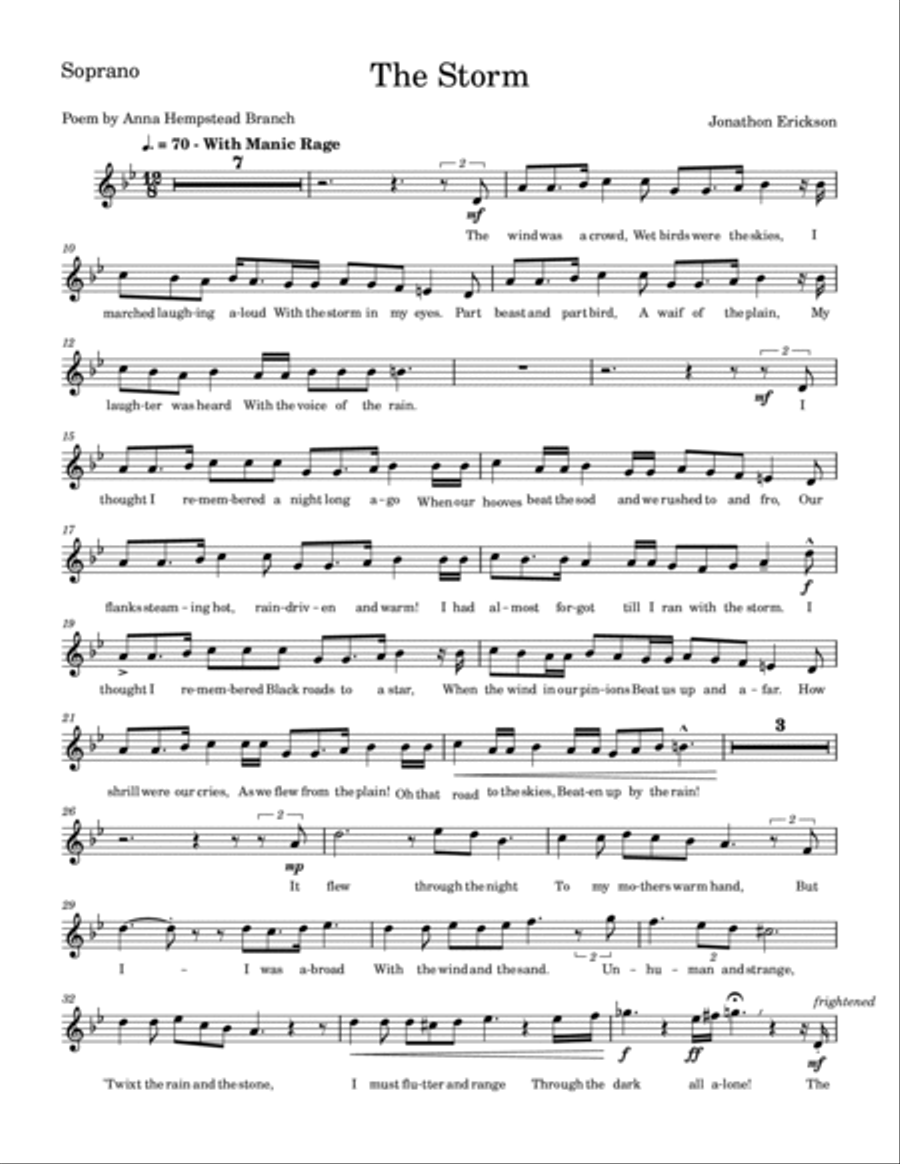 The Storm Soprano Voice scores gallery preview page 2