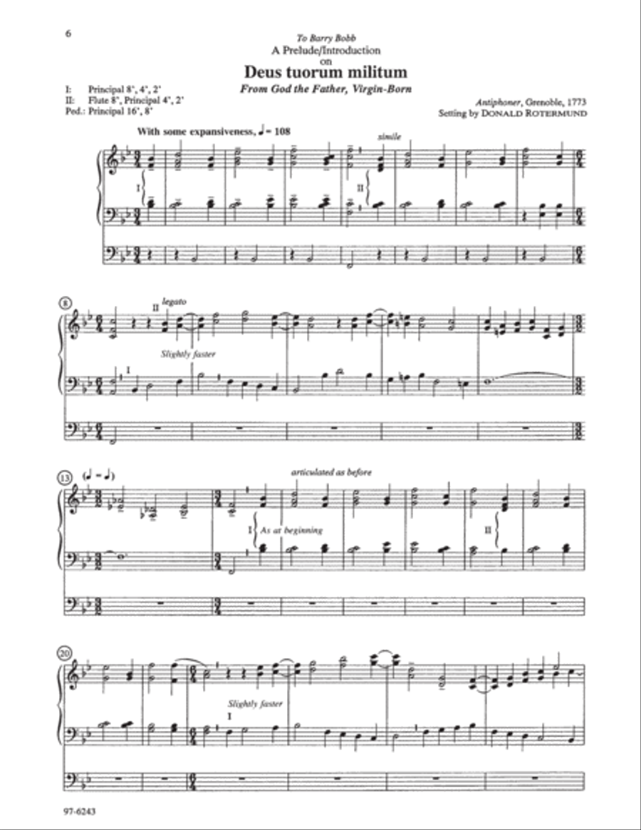 Seven Hymn Preludes, Set 3 Organ scores gallery preview page 3