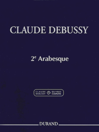 Book cover for Claude Debussy - Second Arabesque