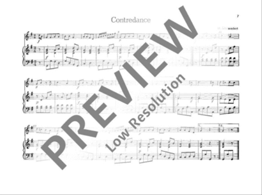 Leichte Spielmusik des Rokoko Soprano Recorder scores gallery preview page 8