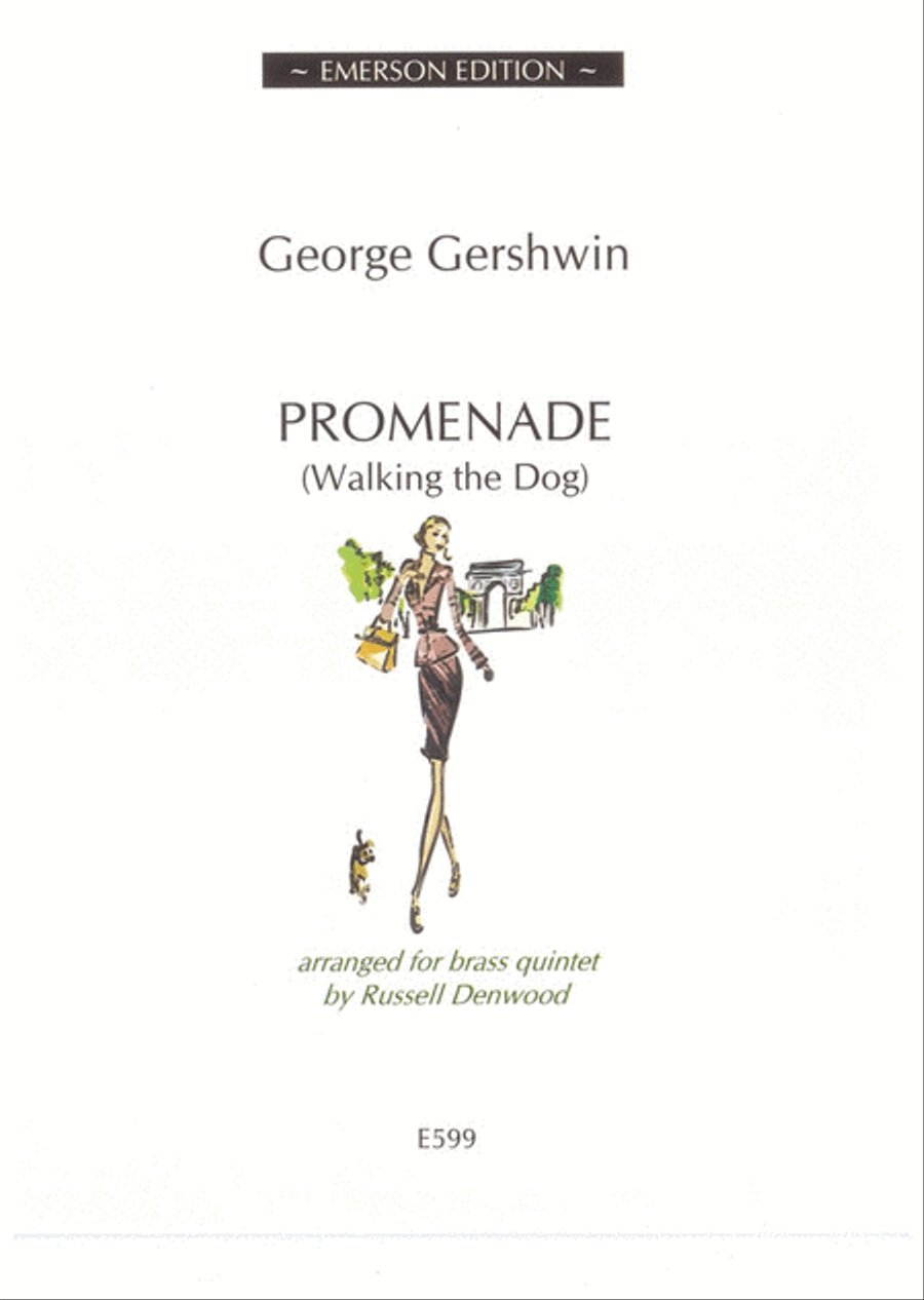Promenade (Walking the Dog) Brass Ensemble scores gallery preview page 1
